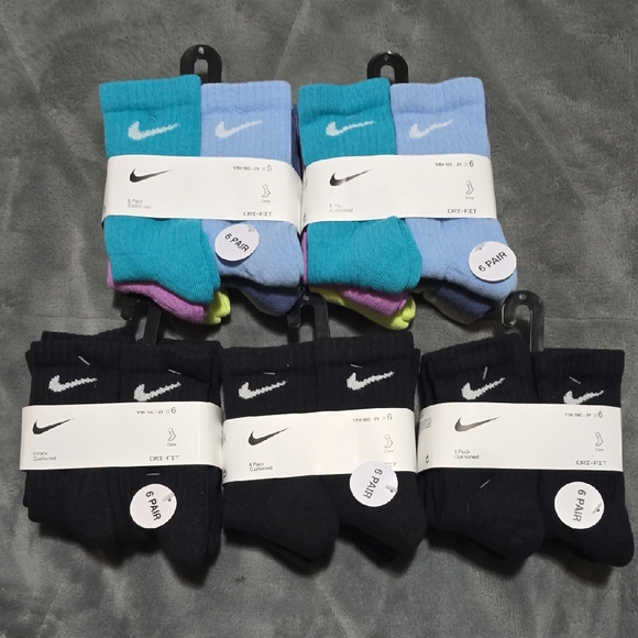 Nike Other - Nike Kids' Multicolor Socks - 6 Pack